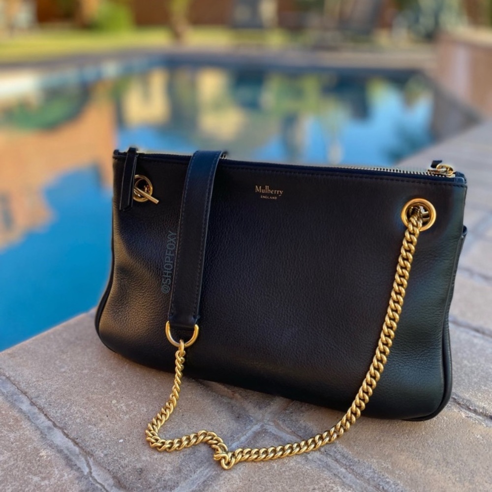 SOLD Mulberry Winsley Leather Shoulder Bag - Picture 2 of 14